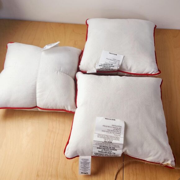 3 x Disney Mickey Mouse Ho Ho Ho Christmas Throw Pillows St. Nicholas Square - Picture 7 of 10